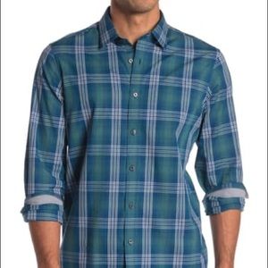 Michael Kors Abner Plaid Long Sleeve Classic Fit